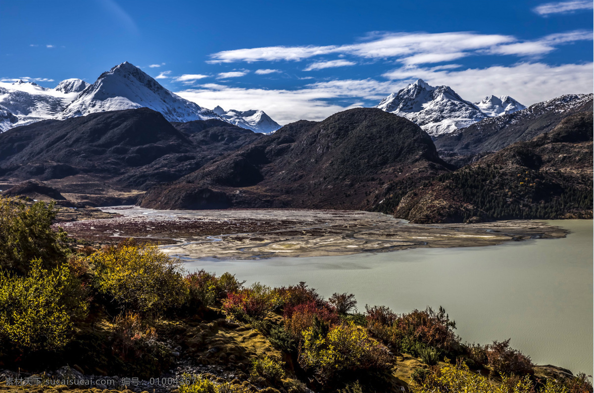 西藏 古 冰川 风景