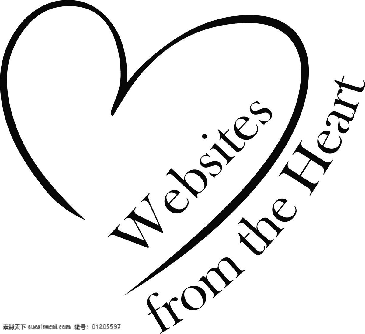 从心脏的网站 矢量标志下载 免费矢量标识 商标 品牌标识 标识 矢量 免费 品牌 公司 白色