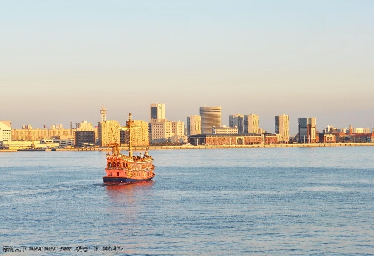 国外旅游 海滨 海盗船 海景 旅游摄影 美丽 夕阳 神户海滨 驶向 远方 神户 远行 个人 最 喜欢 作品 集合 风景 生活 旅游餐饮