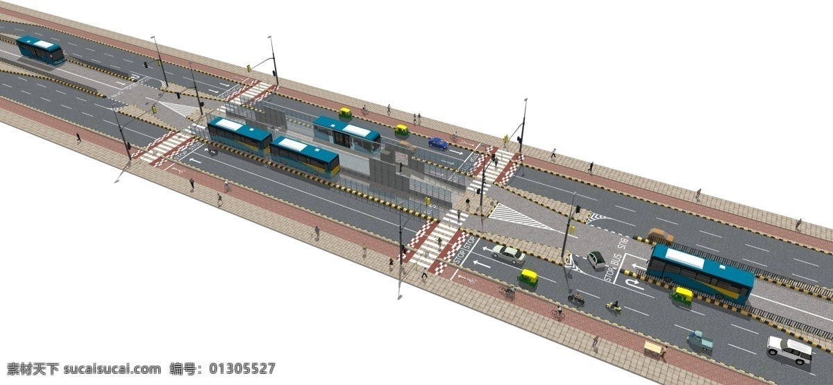 城市 公交 规划 交通工具 现代科技 效果图 brt 快速 设计素材 模板下载 系统 公交站 快速公交系统