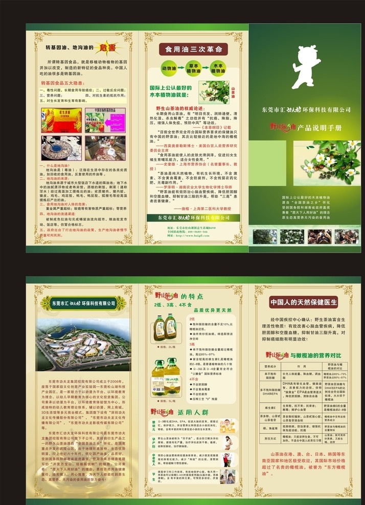 功夫 龙 产品 说明 手册 功夫龙 野山茶油 环保 产品说明手册 油 食用油 天然环保 宣传单 产品介绍 绿色 dm宣传单