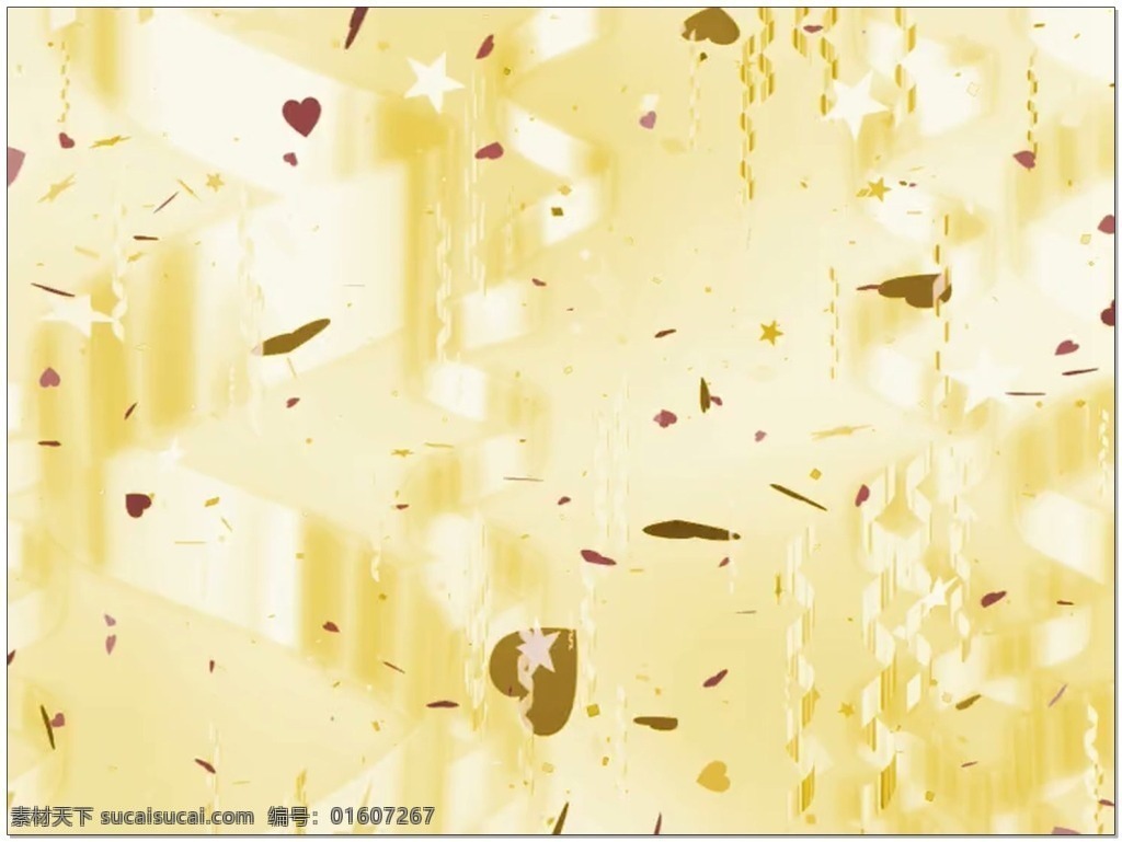 婚礼 片头 视频 背景 高清视频素材 视频素材 动态视频素材 黄色 浪漫 爱心