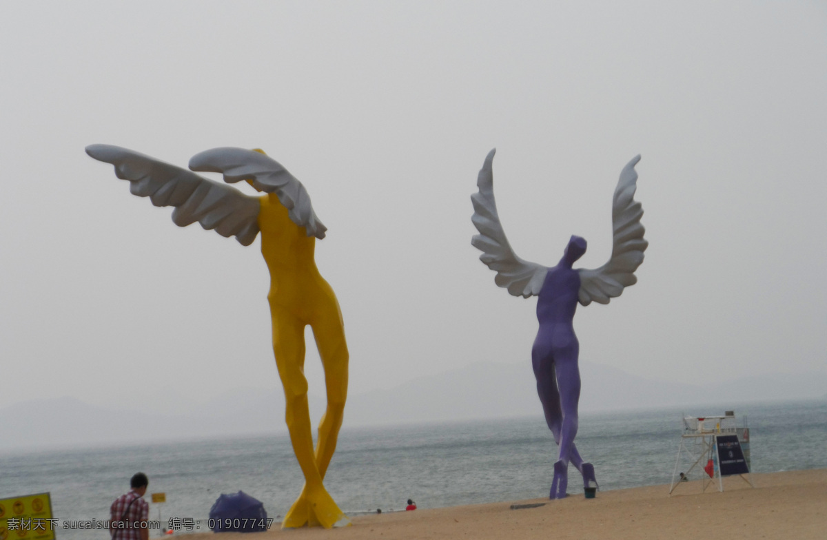翅膀 雕塑 飞鸟 飞翔 国内旅游 海边 旅游摄影 深圳 大 梅沙 深圳大梅沙 大梅沙 展望 psd源文件