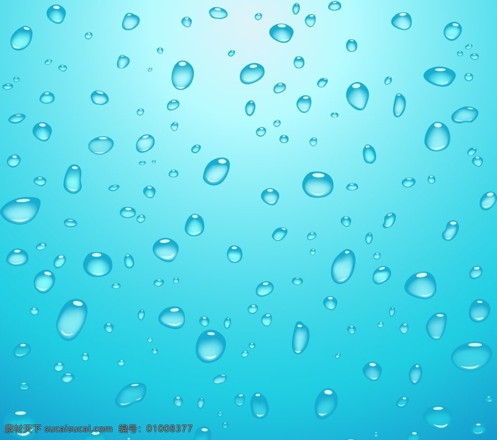 水珠水滴背景 水珠 水滴 动感 蓝色 背景 底纹 底图 矢量 水矢量素材