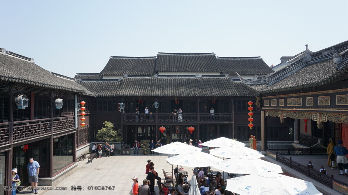周庄古戏台 周庄 古戏台 四合院 古镇建筑 江南建筑 水乡 亭台楼阁 飞檐 挑檐 唱戏 戏台 演出台 观戏台 经典摄影 建筑园林 建筑摄影