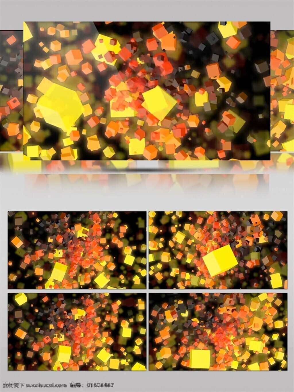 黄色 叶子 高清 视频 炫酷化疗 黄色叶子 枫叶 晚会表演 渲染灯光 华丽光转 vj灯光 vj光线 3d视频素材 特效视频素材