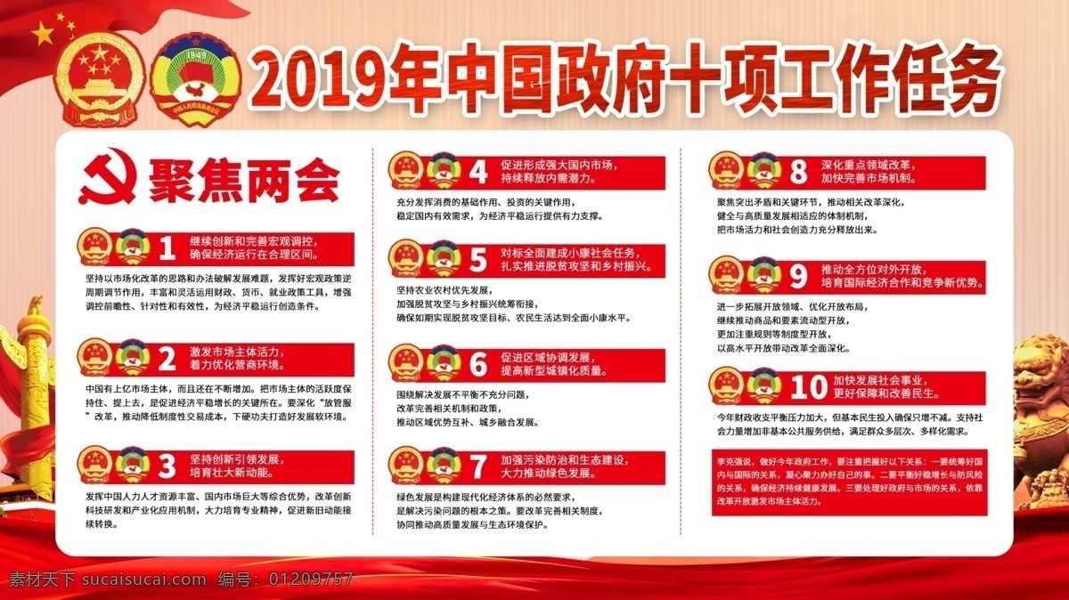 一图读懂 图解 2019年 全国 政协常委会 工作报告 两会 2019 年两会 2019两会 聚焦两会 政协 常委 会工作 报告 两会工作报告 工作 报告解读 全国政协 十三届 二次会议 两会精神 精神 全国两会 党建展板