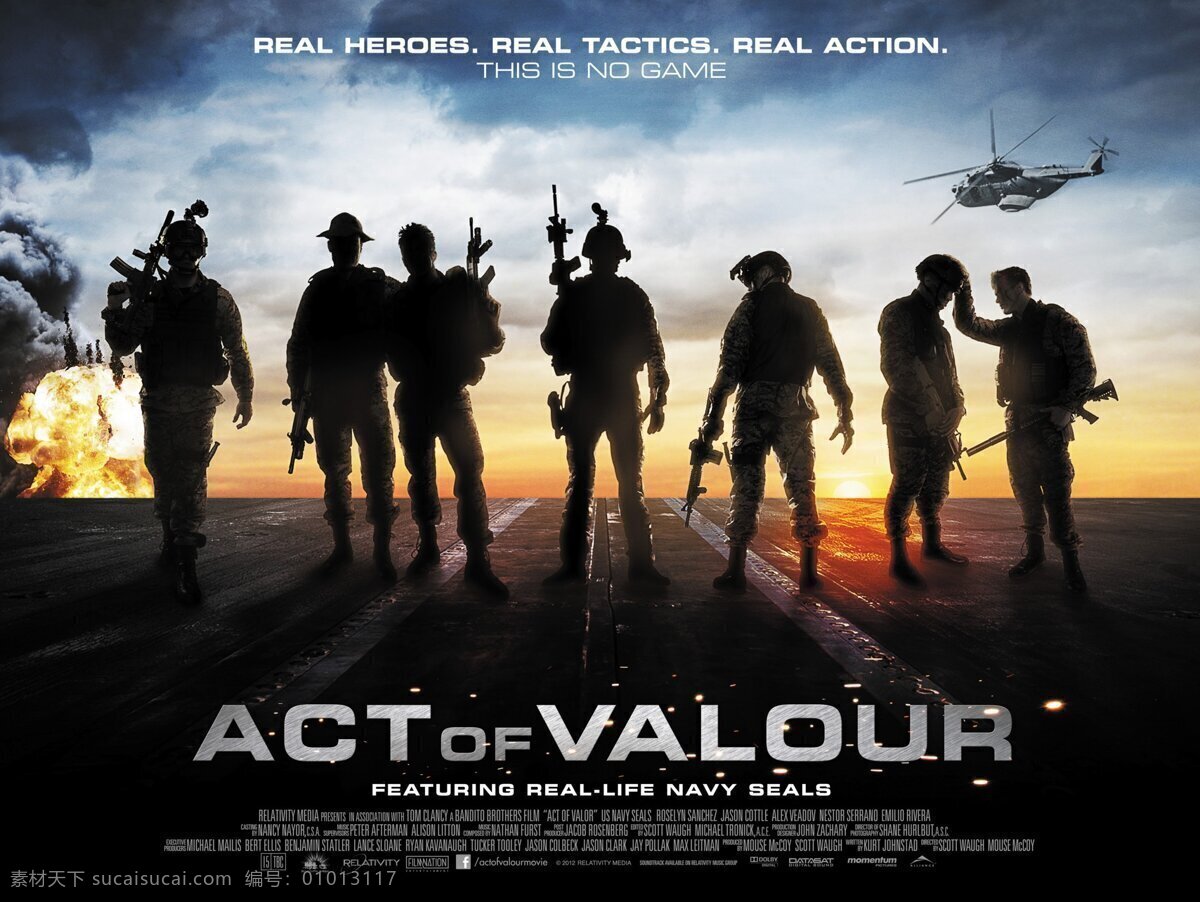电影海报 勇者行动 电影 海报 act of valor 美国 好莱坞 影视娱乐 文化艺术