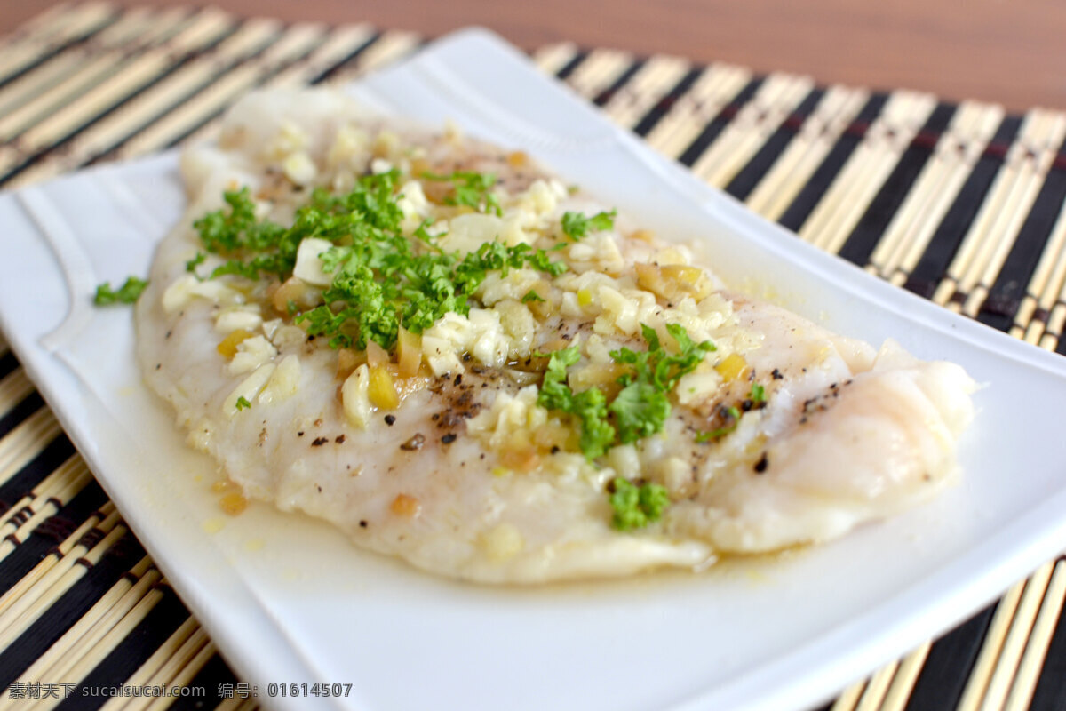 蒸鱼片 粤菜 菜式 菜品 菜 餐饮美食 传统美食 灰色