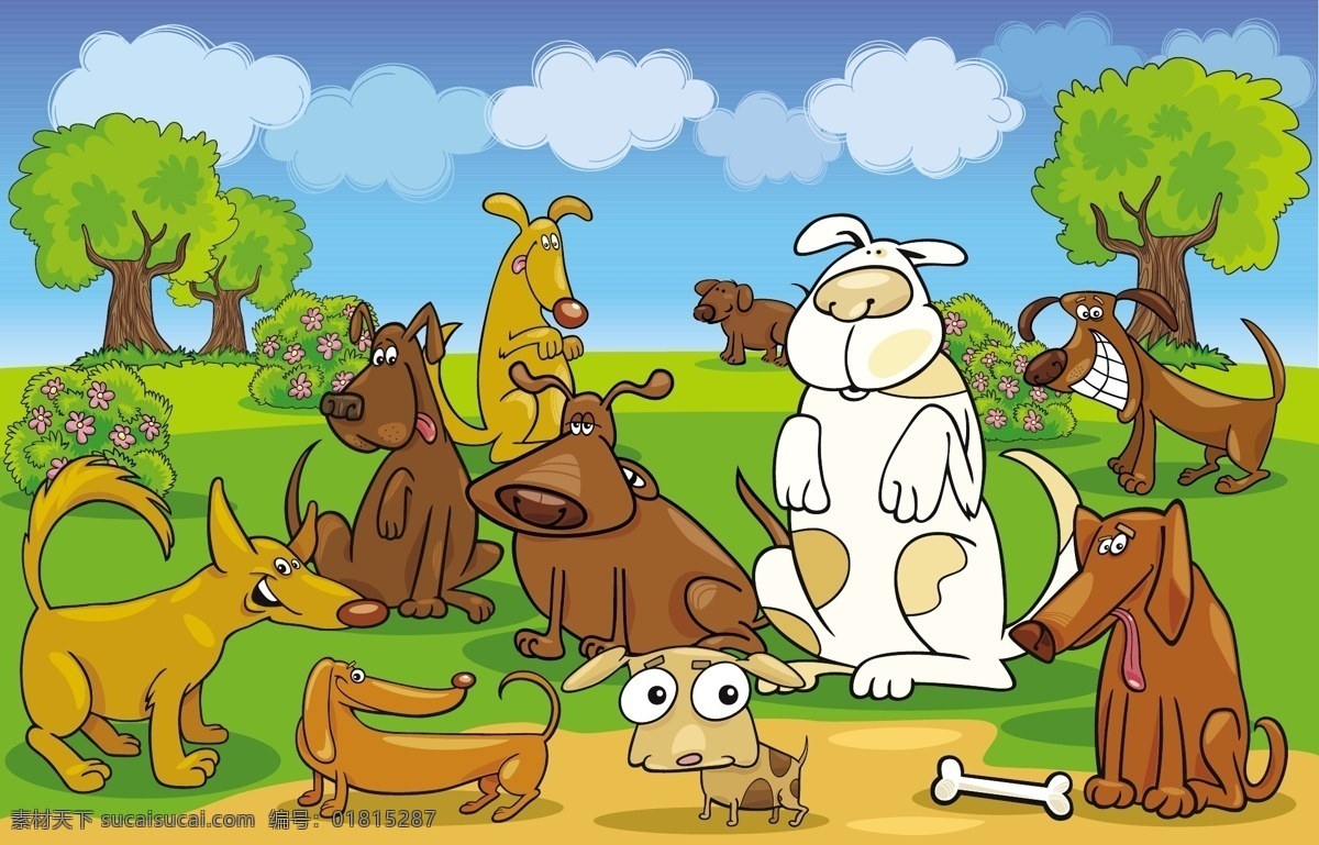 生动 的卡 通 动物 矢量 元素 卡通 卡通动物 向量的动物 psd动物 矢量图 其他矢量图
