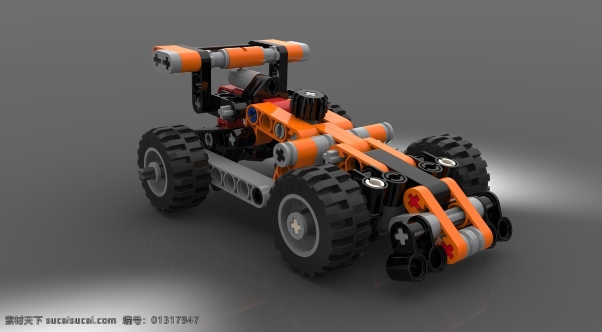 乐 高技术 迷你 赛车 2012 车 技术 乐高 种族 3d模型素材 建筑模型