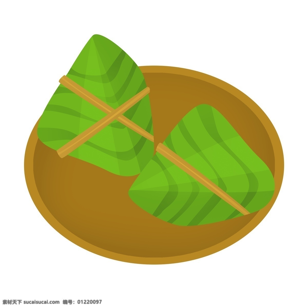 端午节 大米 粽子 绿色的粽子 小吃插画 卡通插画 端午节粽子 食物插画 粽子插画 大米的粽子