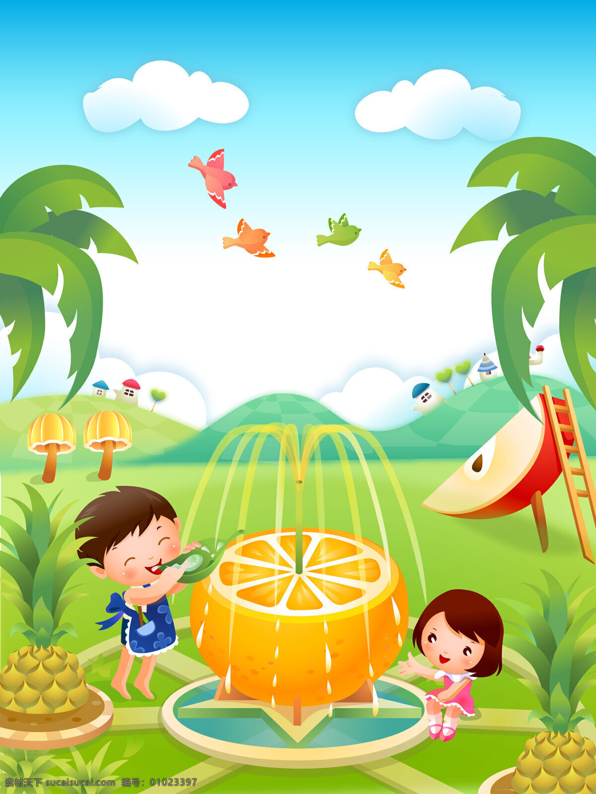 动漫卡通 彩绘 移门 创意 画 卡通设计 动漫 卡通 创意画