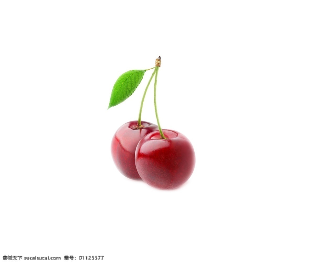 樱桃图片 樱桃 樱桃分层图 抠图 樱桃素材 红色樱桃 樱桃叶子