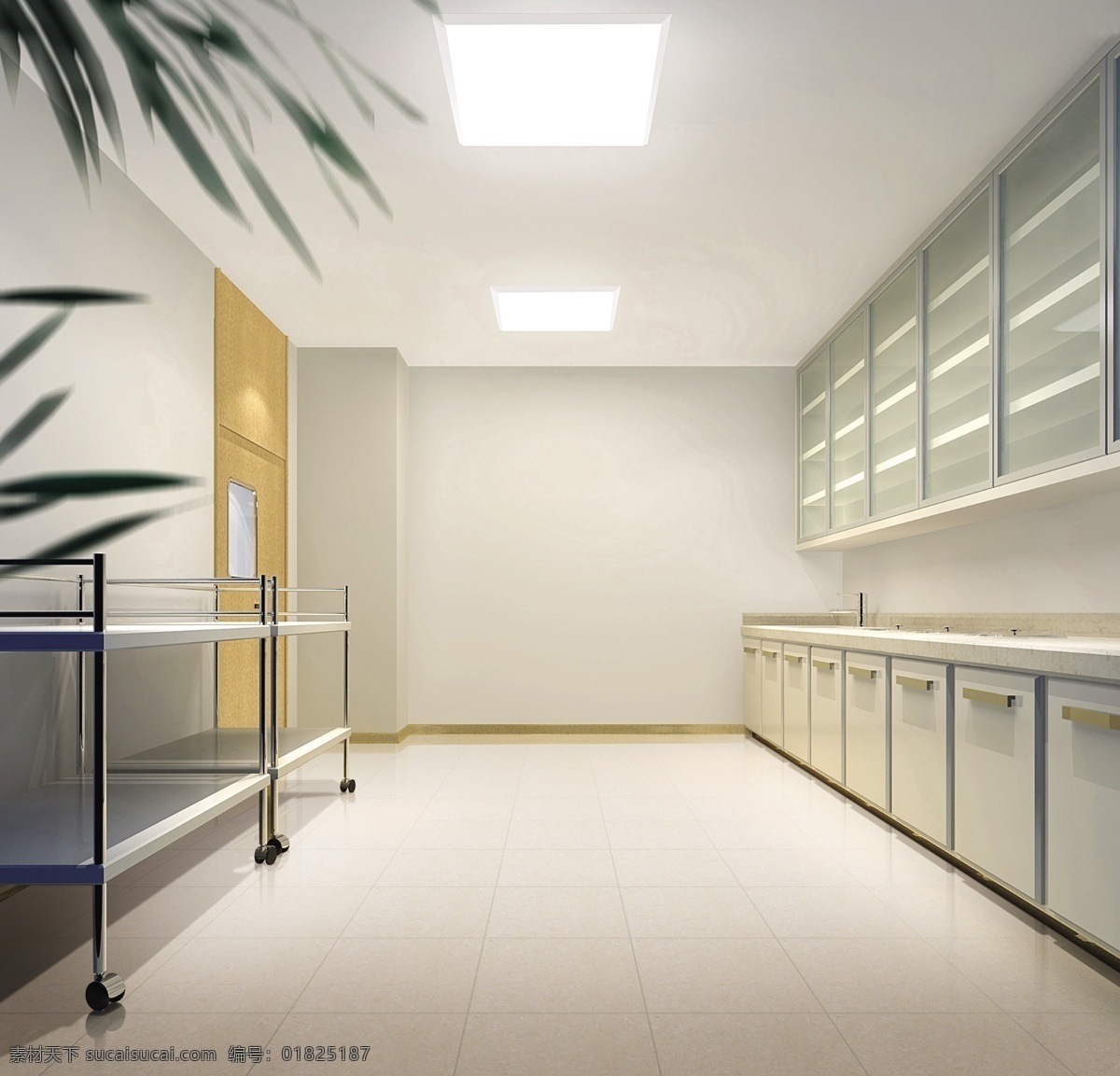 医院 玻璃 柜子 环境设计 室内设计 叶子 医院素材下载 源文件 医院模板下载 装饰素材