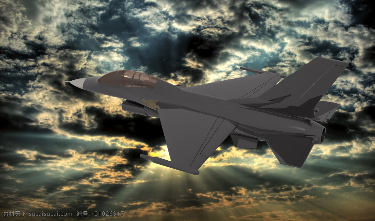 16战斗机 f免费下载 平面 f16 3d模型素材 建筑模型