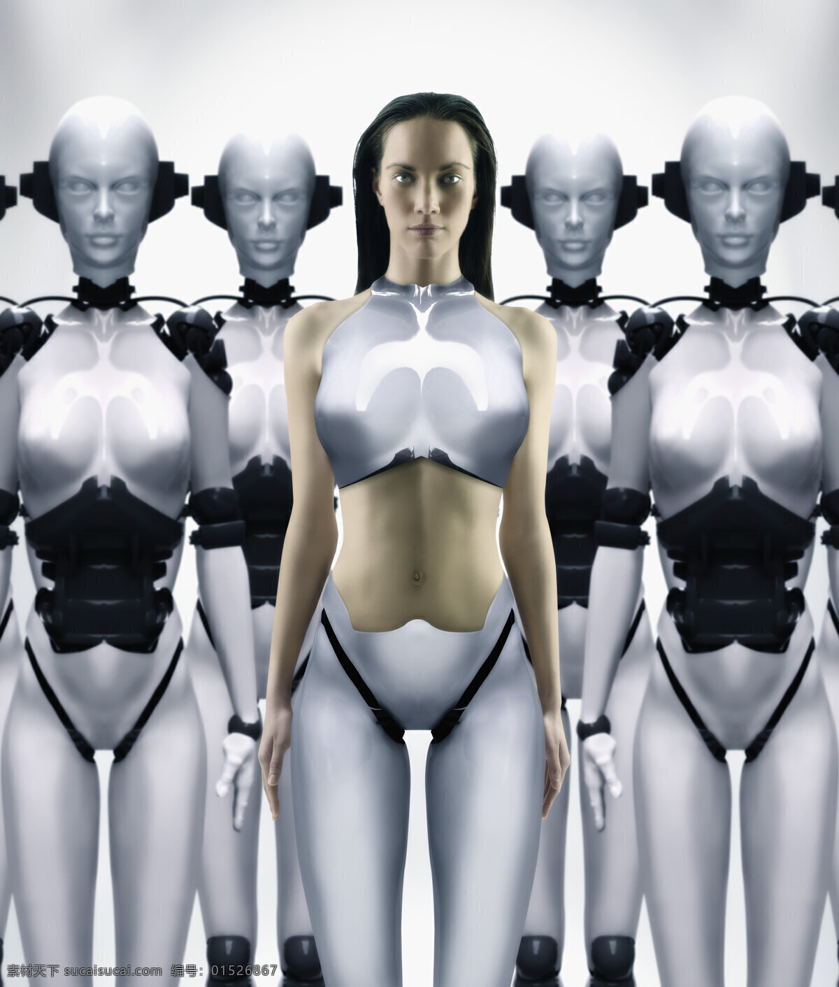未来 高科技 女 机器人 未来科技 高科技产品 女性 性感 盔甲 金属 高清图片 其他类别 现代科技