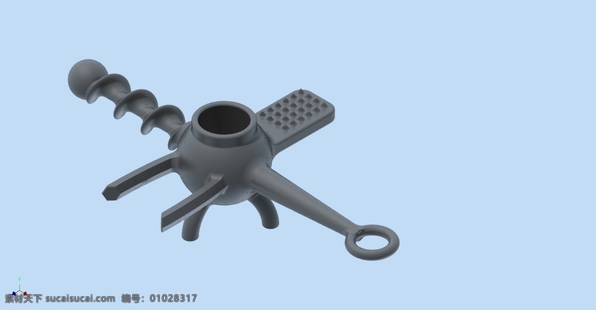 机器人 主体 robotgripper 3d模型素材 3d打印模型