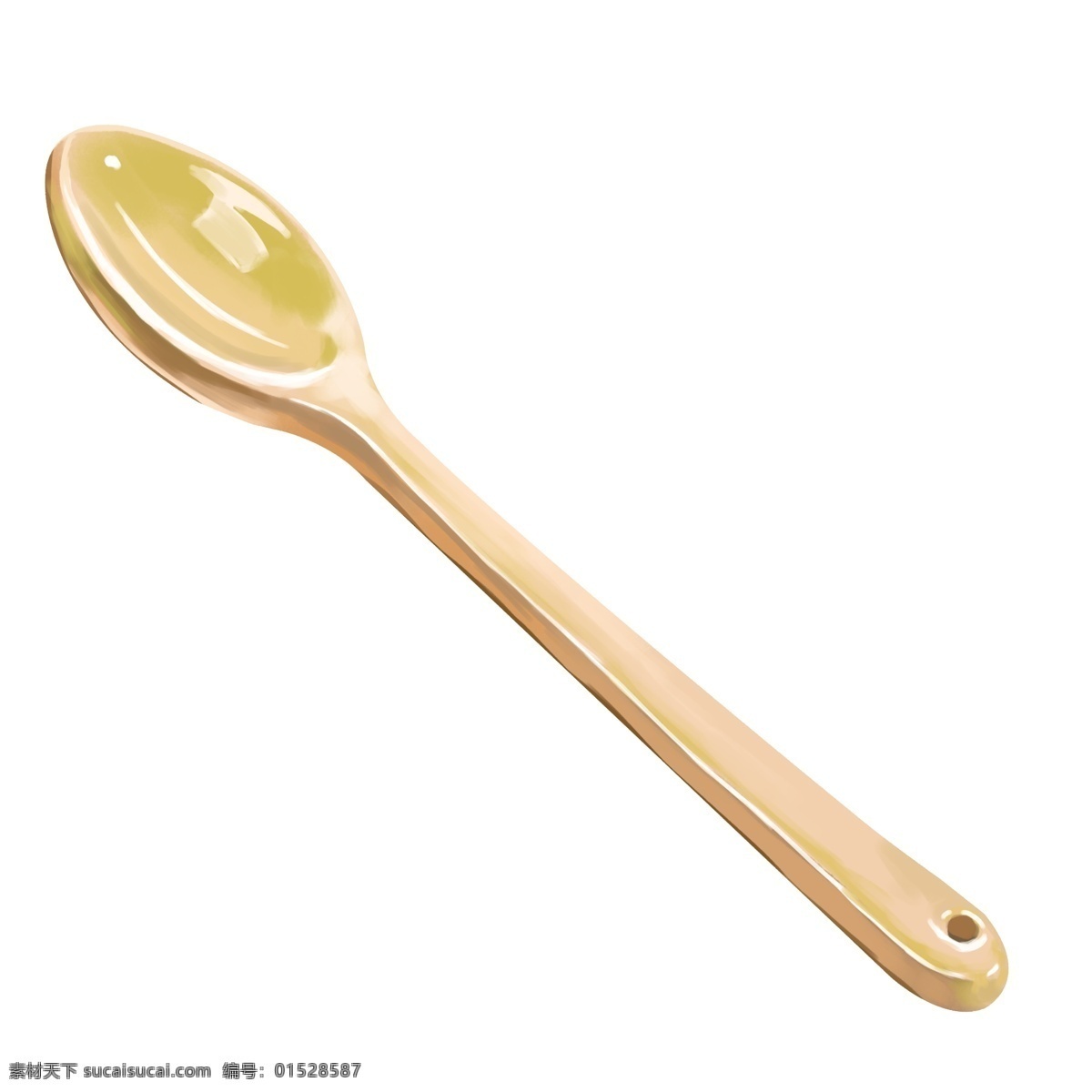 陶瓷 简约 勺子 插图 陶瓷勺子 产品 仿真 光滑 半圆 发光 实物 汤匙 餐具