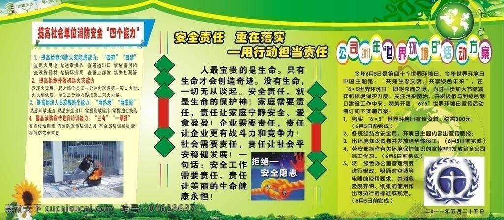 港 发 码头 2011 宣传栏 标志 地球 环保 菊花 绿色 展板 其他展板设计