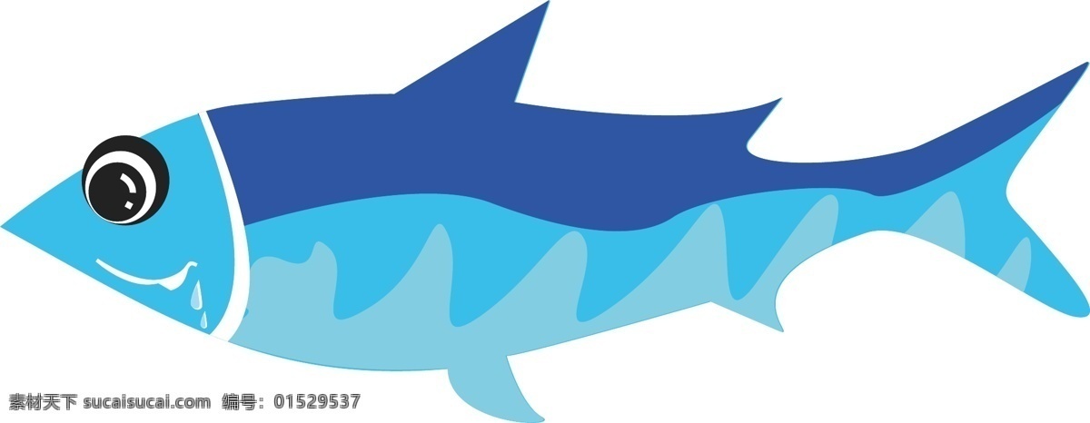 矢量 海洋 蓝色 流口水 大鱼 卡通 可爱 拟人 流口水的鱼 海洋里的鱼 游动的鱼 蓝色的 扁平化 矢量动物