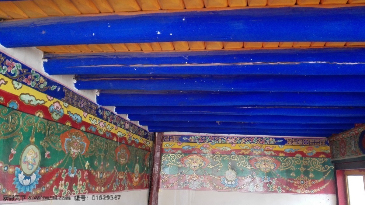 寺庙建筑结构 传统藏式房屋 建筑 藏式 房屋 信仰 木桩 壁画 寺庙 随手 拍摄 影 专辑 旅游摄影 国内旅游