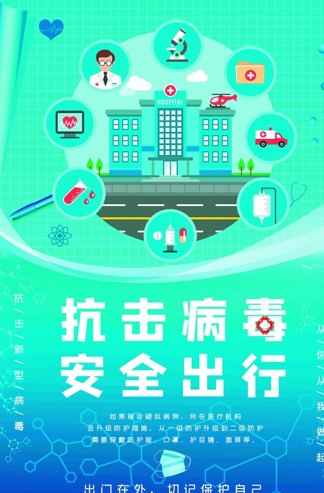 疫情海报设计 疫情 医生 肺炎 武汉 病毒 新型肺炎 2019 ncov 新型冠状病毒 冠状病毒 新型病毒 2020 宣传图 宣传栏 宣传画 预防 武汉加油 加油武汉 呼吸综合征 呼吸道 sars 中东