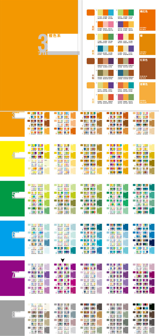 国际 色卡 大集 合 美工 ps 矢量图 其他矢量图