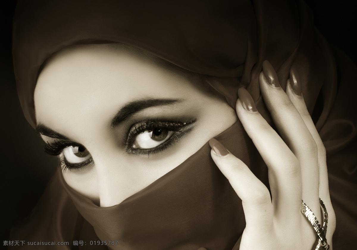 围着 头 纱 波斯 女郎 穆斯林女性 伊斯兰教美女 波斯女郎 漂亮女人 美丽女人 优雅女性 美女图片 人物图片