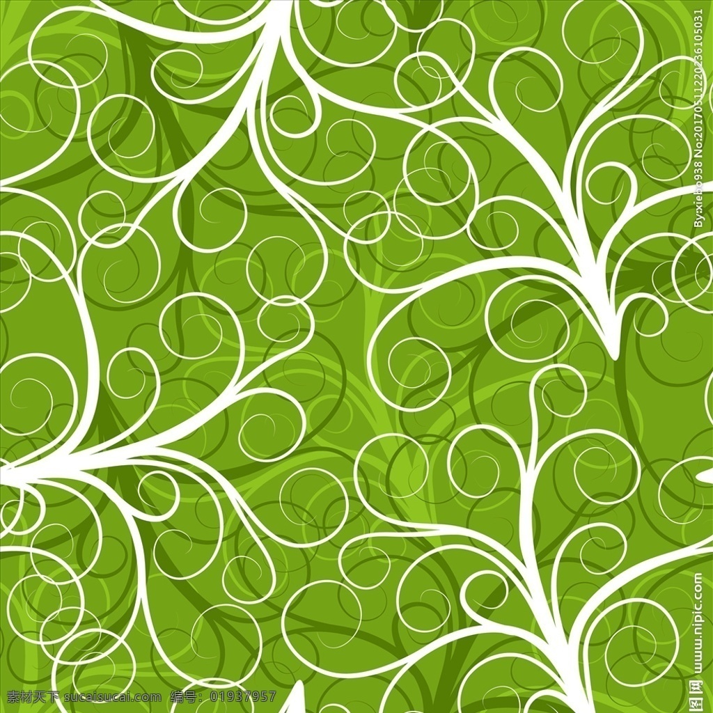 绿色 反 白 树枝 花枝 背景 白藤 矢量树枝 墙纸 高档 装饰画 背景元素 底纹边框 背景底纹
