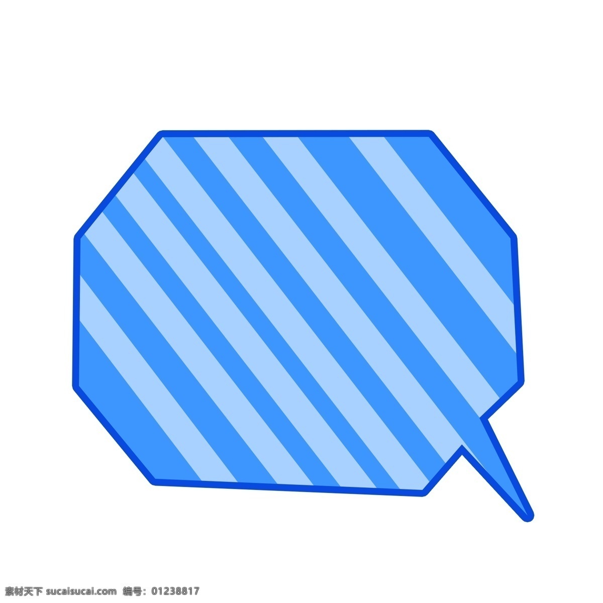 蓝色 条纹 卡通 气泡 对话框 文本标题 边框设计 文本框 强调 标题 海报 手绘 banner 手账