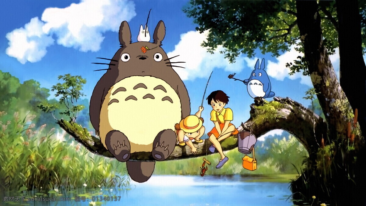龙猫 宫崎骏 动漫 日本 森林 龙猫系列 动漫人物 动漫动画