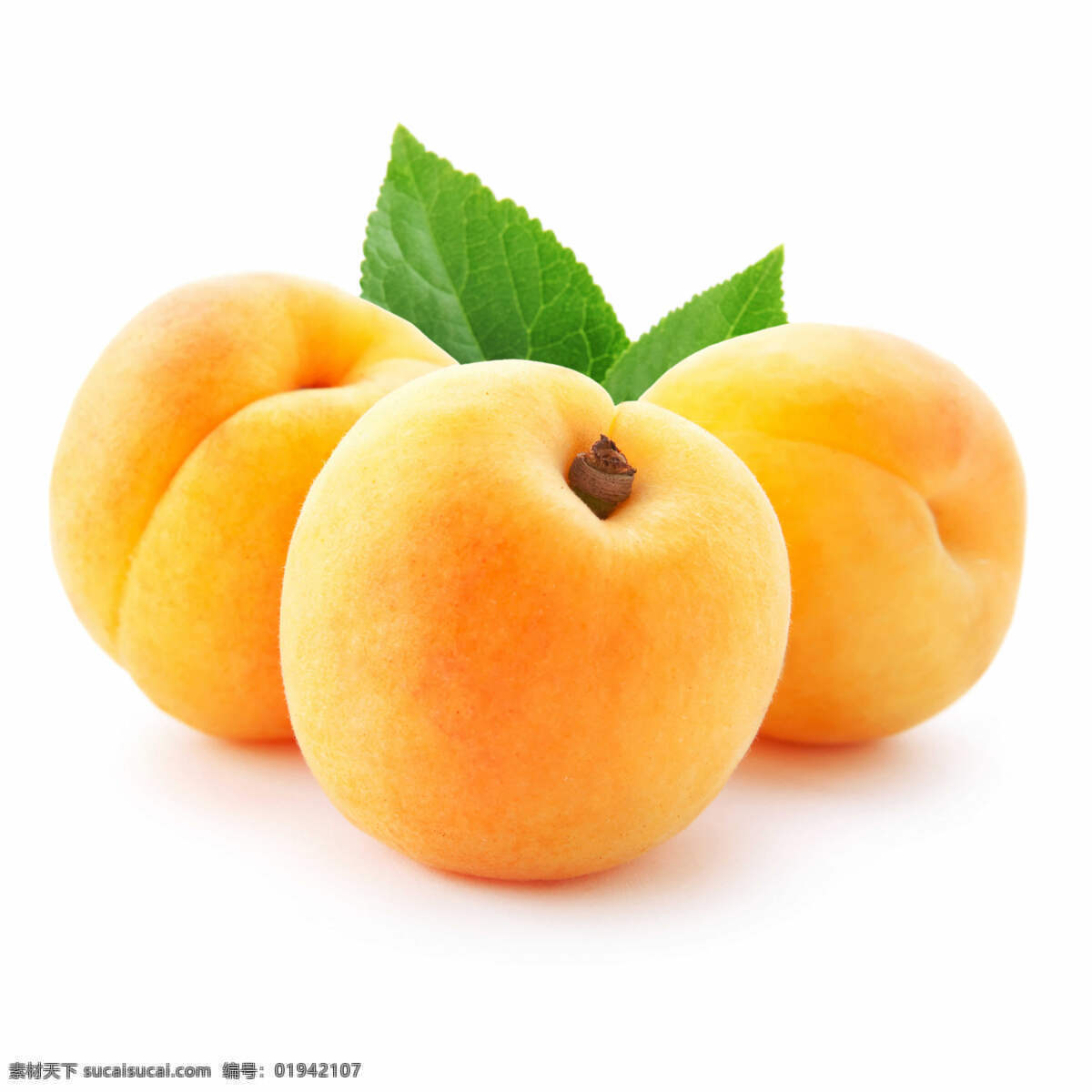 新鲜 黄桃 高清 水果 桃子 生物世界