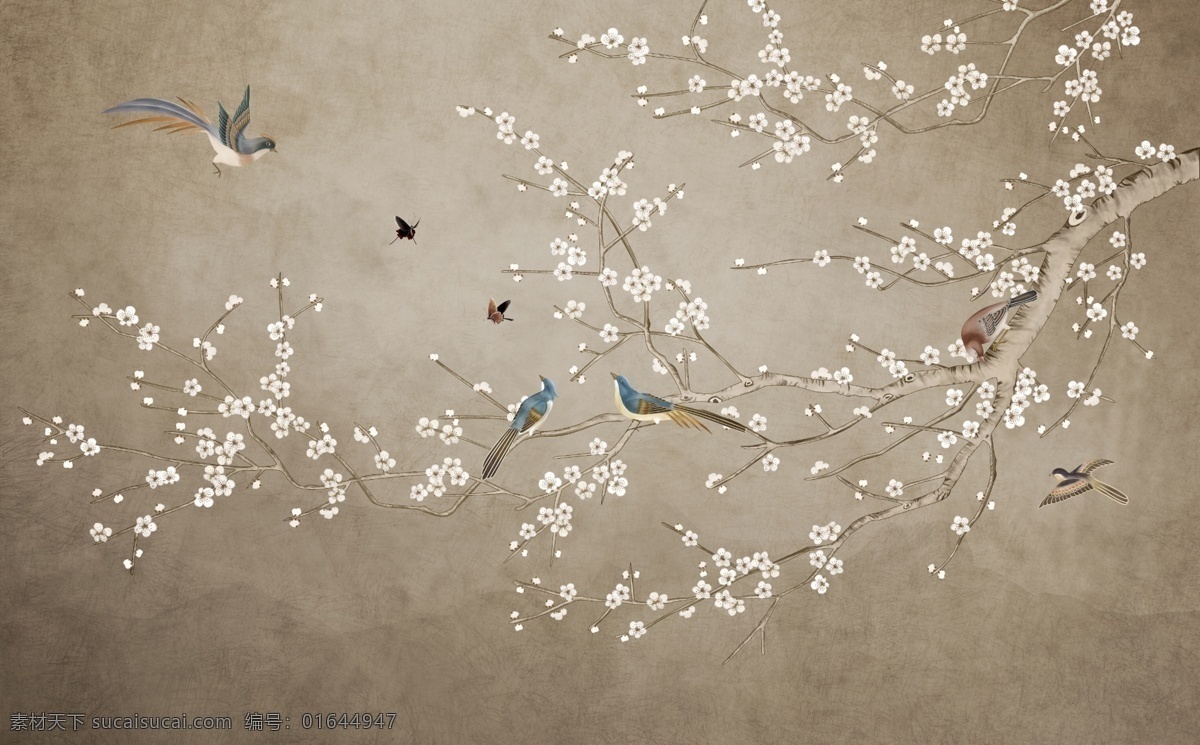 梅花 新 中式 工笔 花鸟 背景 墙 装饰画 工笔花鸟 新中式 新中式花鸟画 现代简约花鸟 花鸟壁画 手绘花鸟 工装 花鸟图 背景墙 古典 素雅 国画 中国风 花 鸟 现代 手绘 精美 玉兰花 桃花 梅花花鸟 中式花鸟 中式背景 手绘背景 海棠花 花鸟装饰画 花鸟手绘 花鸟背景 中式手绘 环境设计 无框画