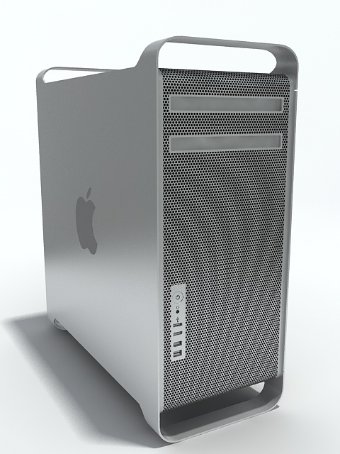 苹果 电脑 主机箱 mac block apple 苹果产品 苹果数码 电脑主机箱 3d模型素材 电器模型