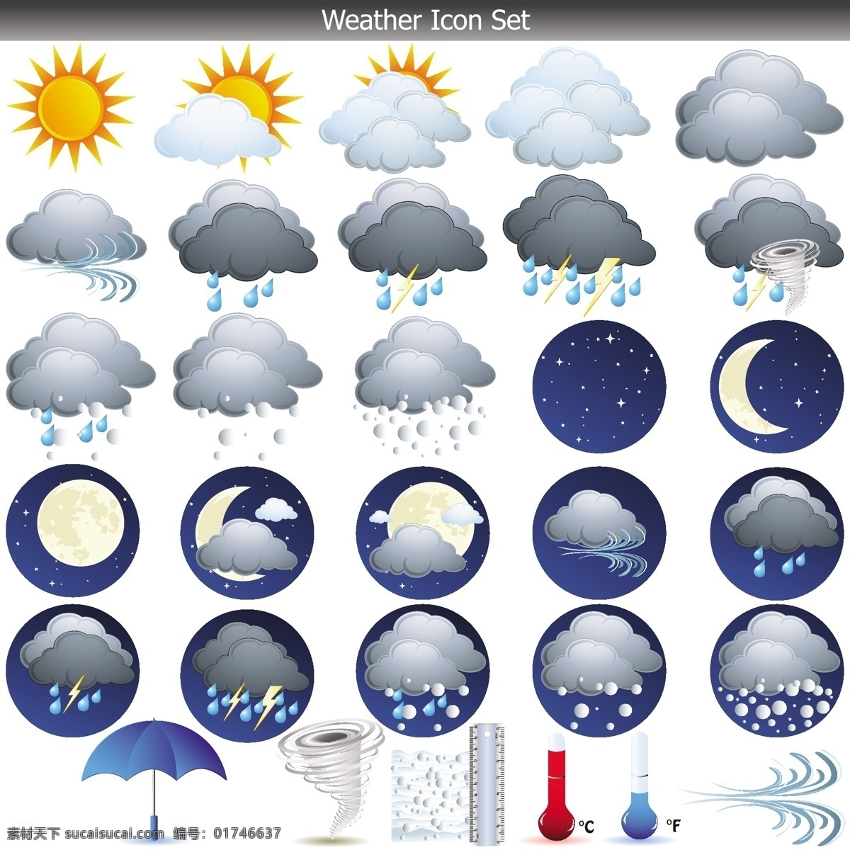 圆形 天气 app 应用 图标 矢量图 矢量图标 手机app 天气图标 矢量 手机 app图标
