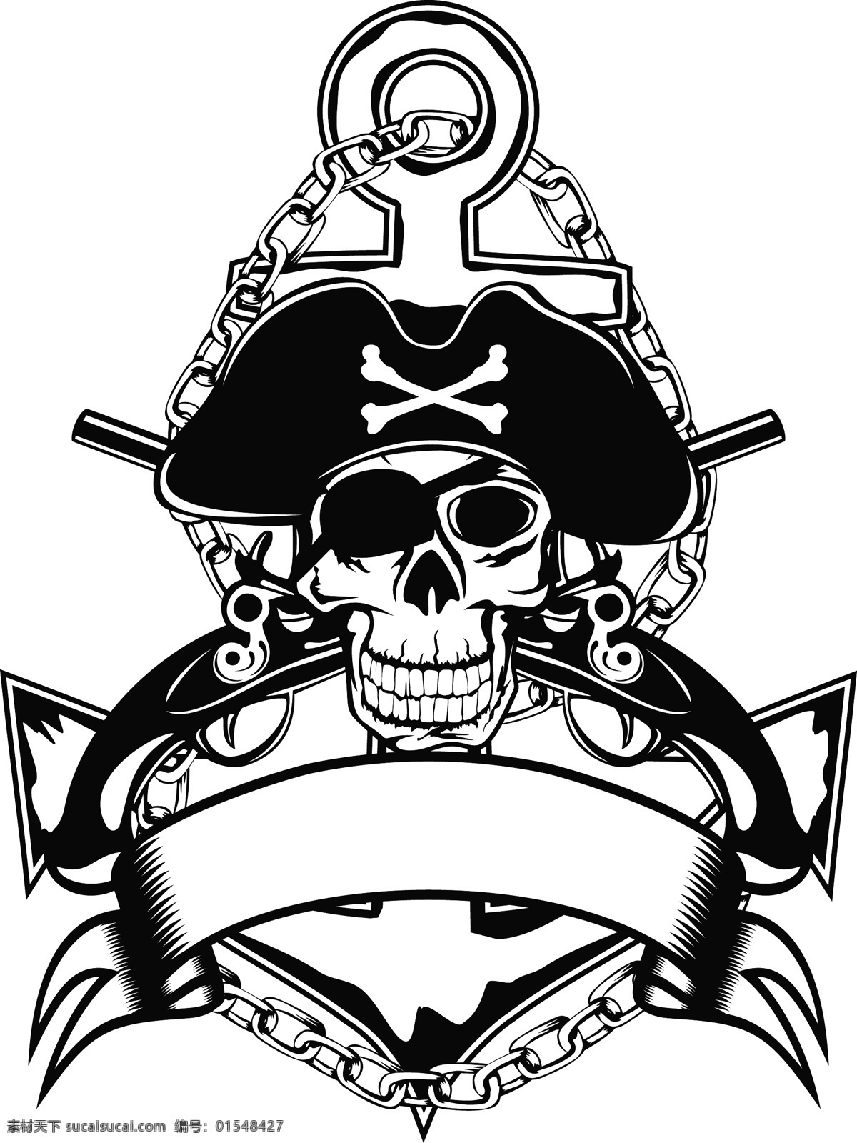 矢量 海盗 骷髅 徽标 矢量骷髅图案 头骨 海盗骷髅 矢量徽标 时尚潮流图案 其他艺术 文化艺术 矢量素材 白色