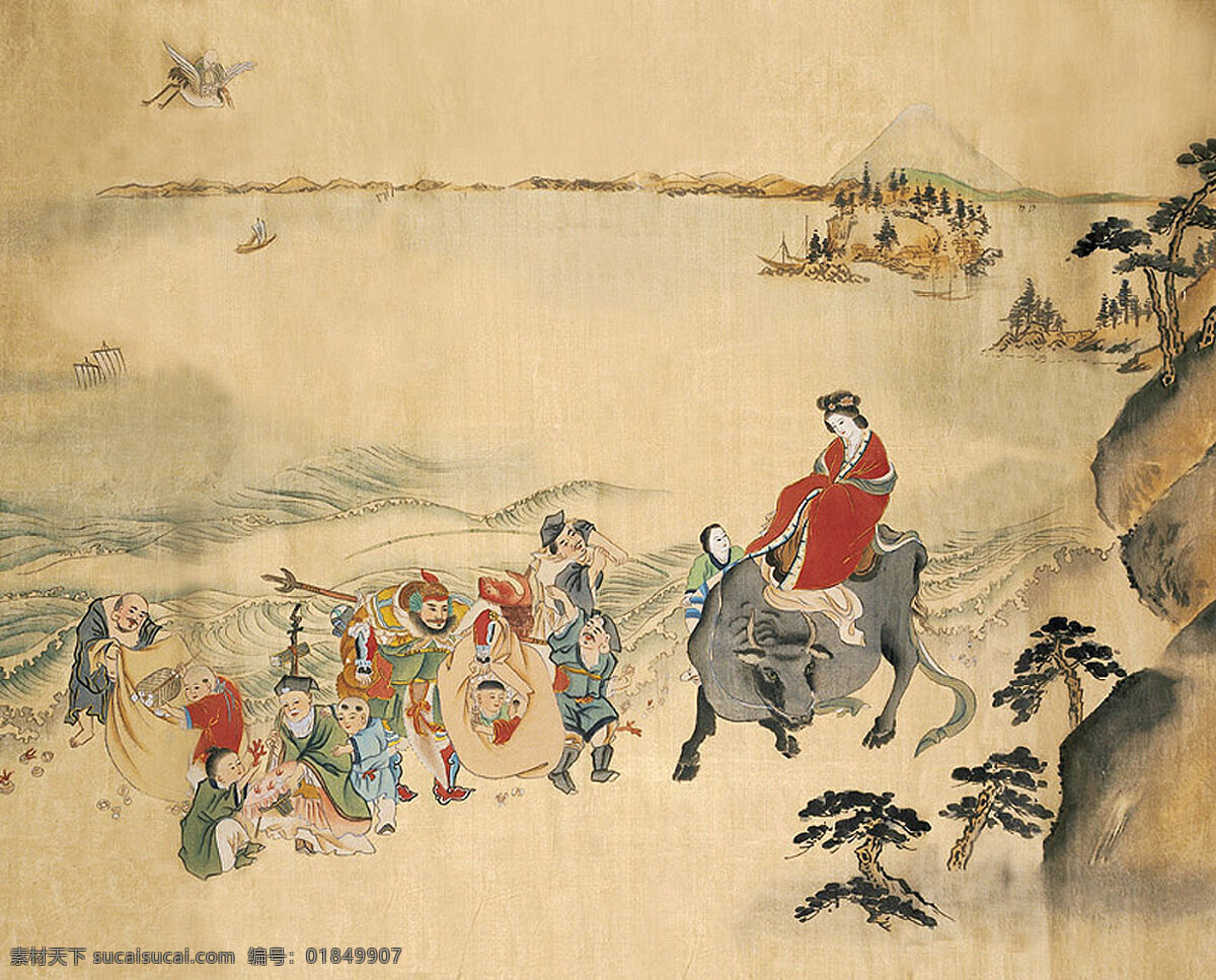 人物工笔画 工笔画 文化艺术 国画 传统文化 人物 绘画书法