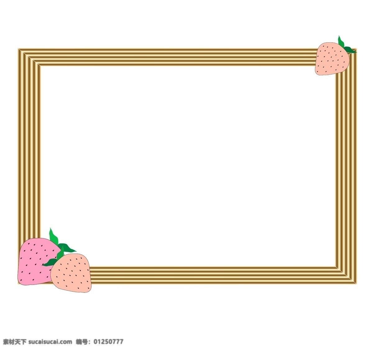 卡通 草莓 食品 边框 插画 粉色草莓 红色草莓 甜食 美味 长方形相框 花纹相框 黑点草莓 甜甜的草莓 酸酸的草莓
