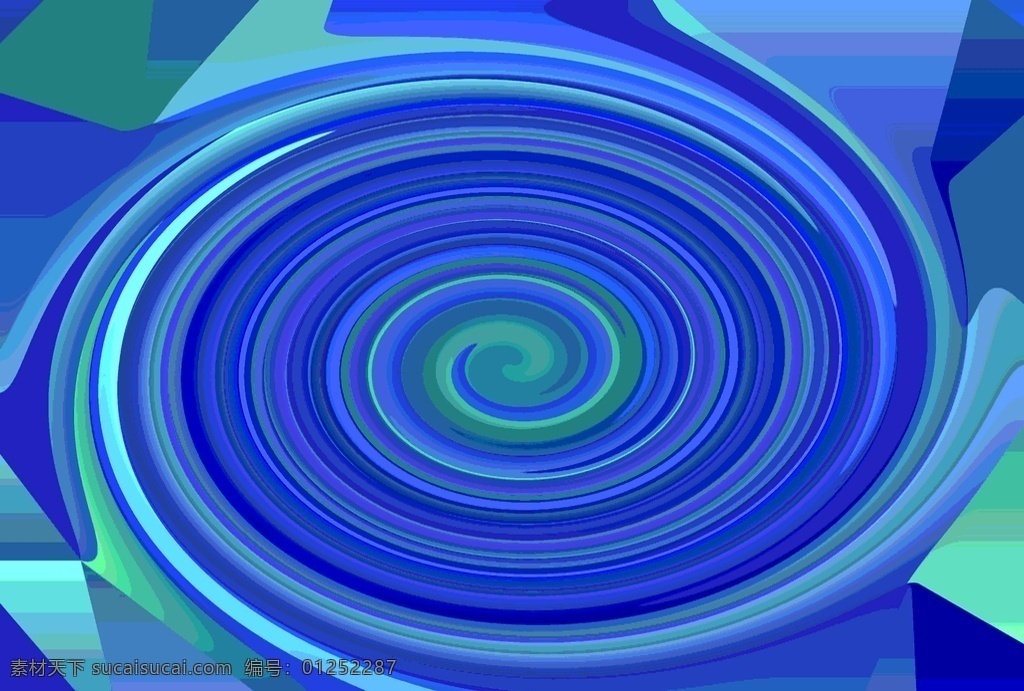 蓝紫色的旋涡 圆形的涡轮 四周的晶格化 中间的圆形 紫色的背景 自然景观 自然风光