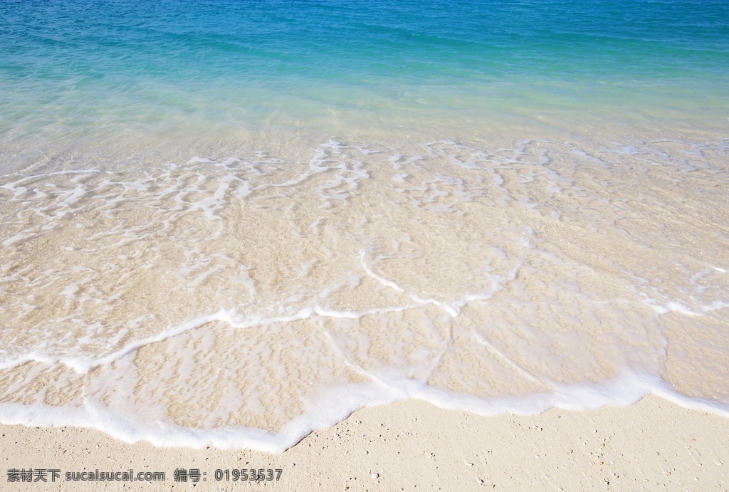 大海 海水 美丽的海滩 海滩 沙滩 海景 蓝天 白云 自然景观 自然风景
