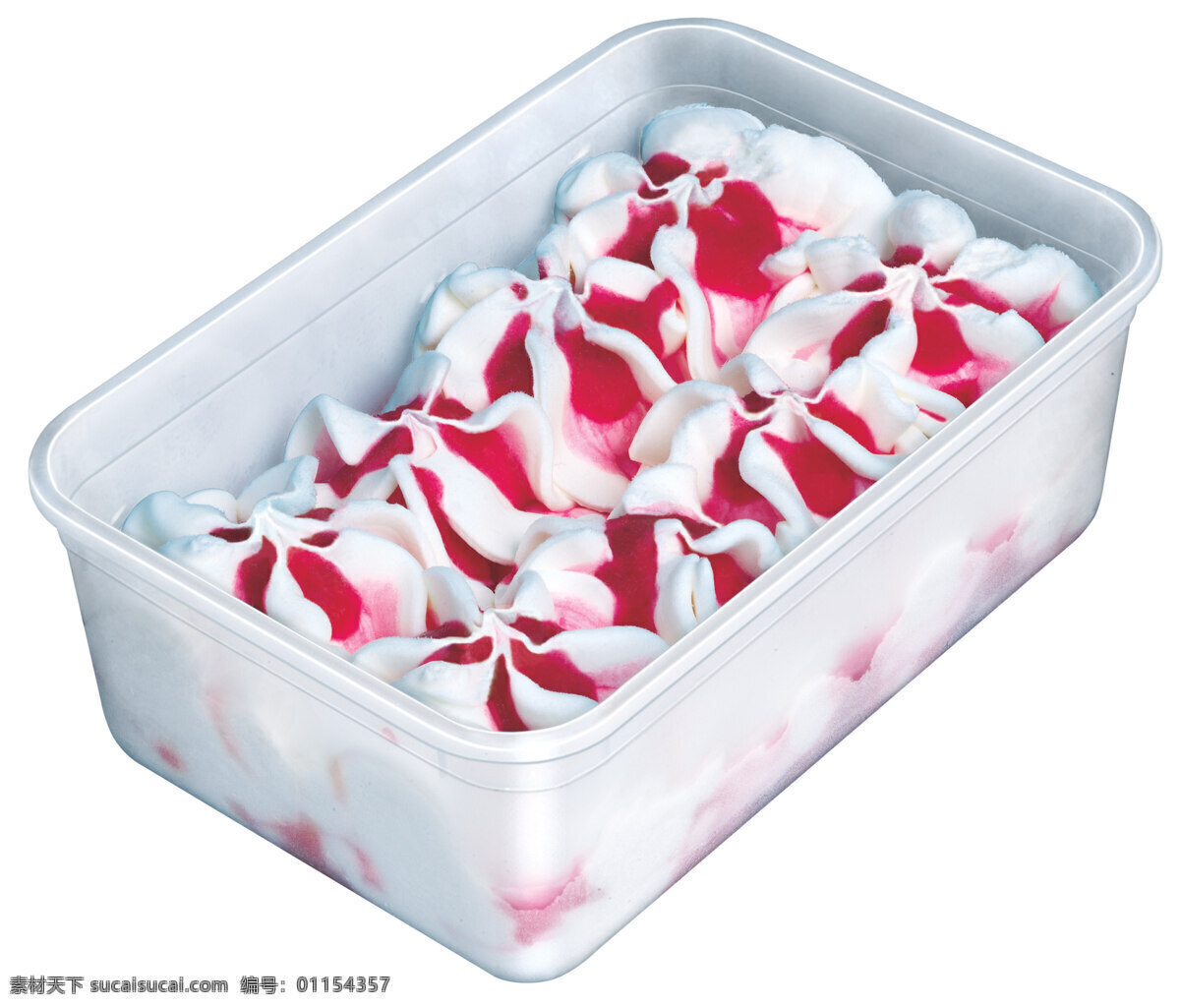 草莓冰淇淋 红色
