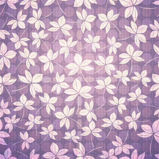 淡紫 抽象 花卉 背景 彩绘 花纹 圆形 矢量图 花纹花边