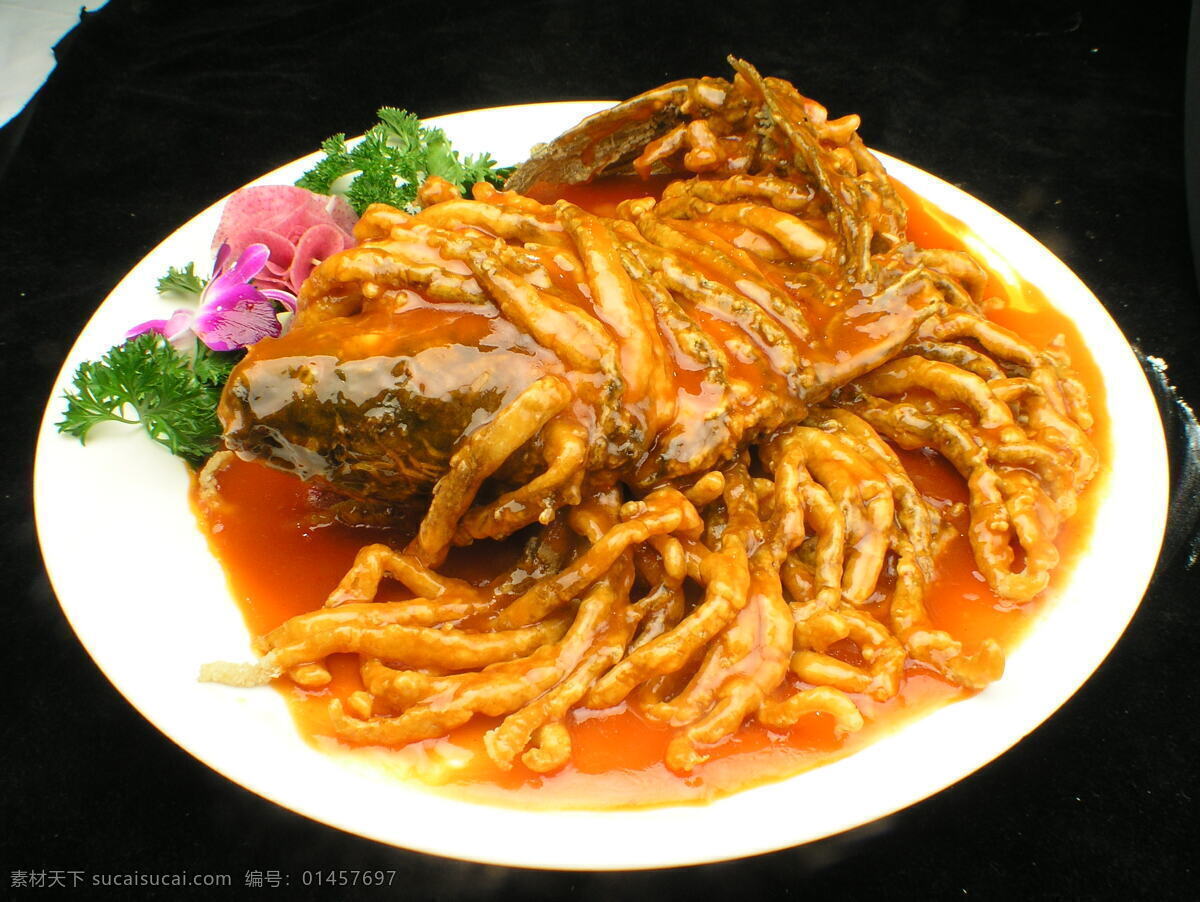金毛狮子鱼 狮子鱼 狮子 鱼 传统美食 餐饮美食