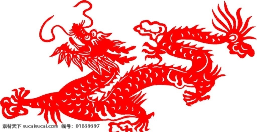 龙矢量图暗纹 卡通 龙 矢量图 底纹 暗纹 中国龙 中国元素 红色