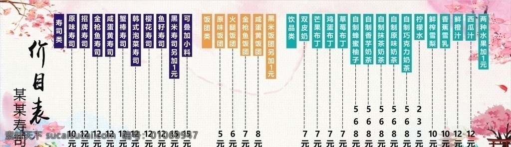 寿司价目表 寿司 寿司展架 日本寿司 寿司海报 寿司广告 寿司坊 美食开业 寿司拼盘 寿司宣传单 dm 寿司宣传 价格表 价目表 日本元素 寿司创意海报 寿司设计 日式寿司 美味寿司 三文鱼寿司 鲜道寿司 日本料理寿司 日本料理 寿司名片 寿司促销 寿司开业 寿司美食 寿司店 寿司画册 日韩料理 舌尖上的美食
