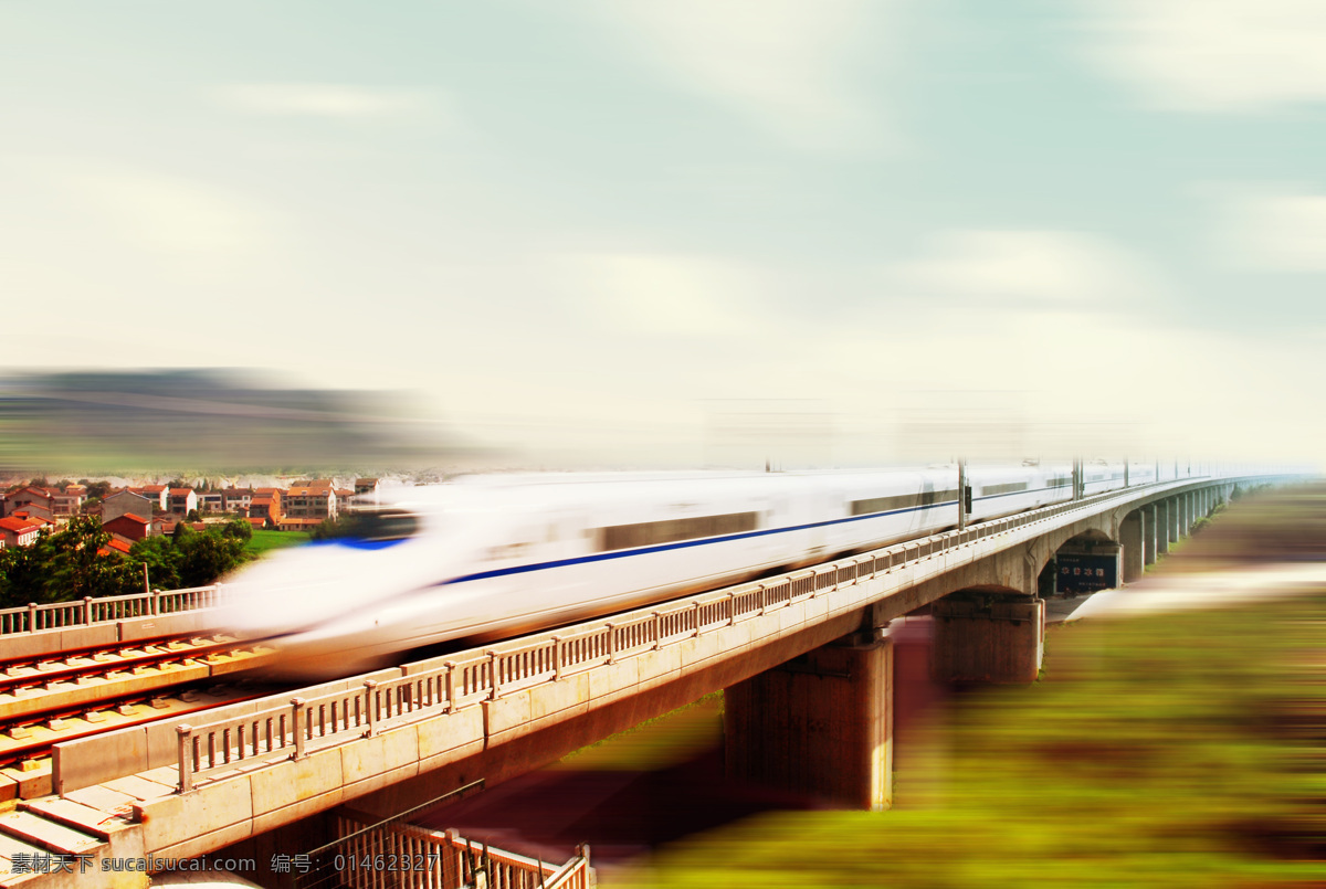 动车 高铁 动车组 高速铁路 西郑高铁 和谐号 高速 运行 桥梁 铁路 交通工具 现代科技