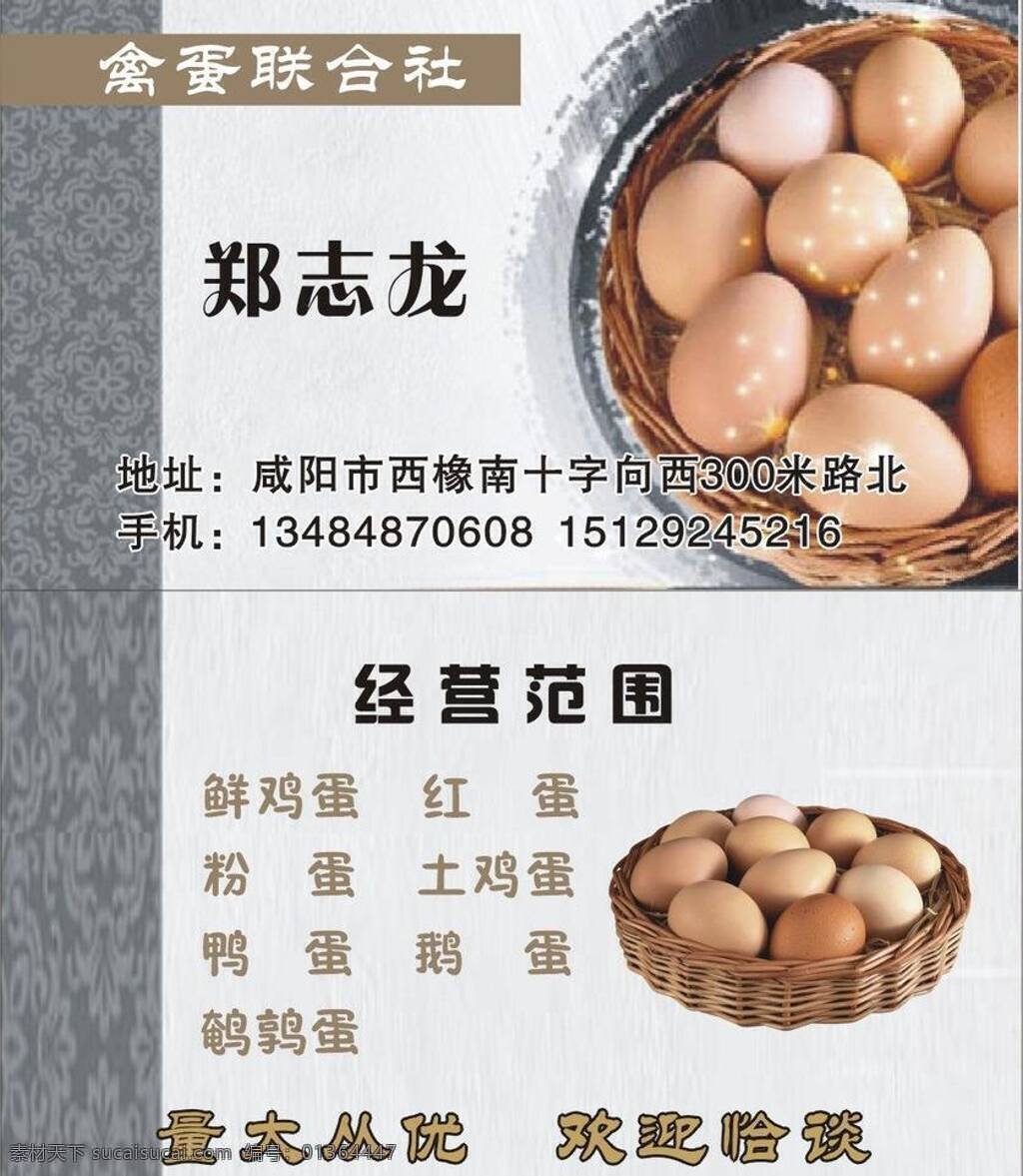 名片 鸡蛋 鸡蛋名片 卡片 名片卡片 名片模板下载 名片矢量素材 销售鸡蛋 矢量 名片卡 广告设计名片