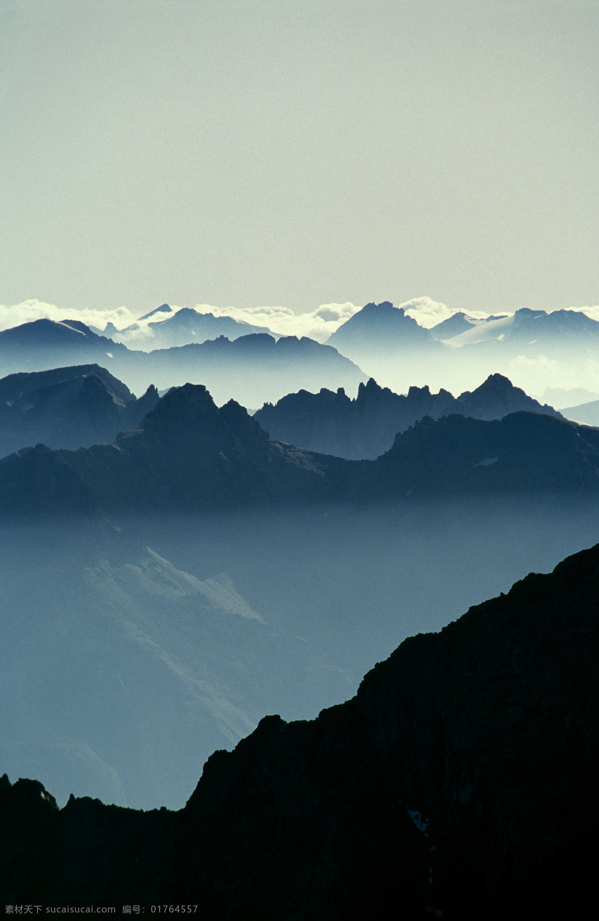 山水风景 山 云雾 自然风光 自然景观