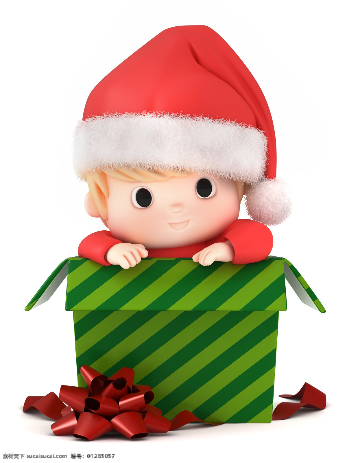 礼物 盒 内 婴儿 礼物盒 丝带 孩子 圣诞节 节日素材 圣诞主题 节日庆典 生活百科